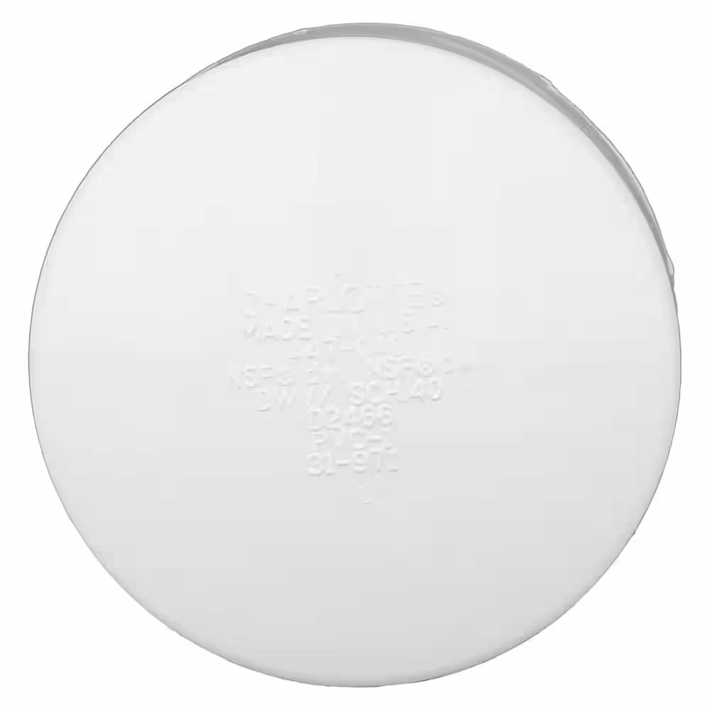 Charlotte Pipe 4 in. PVC DWV Cap