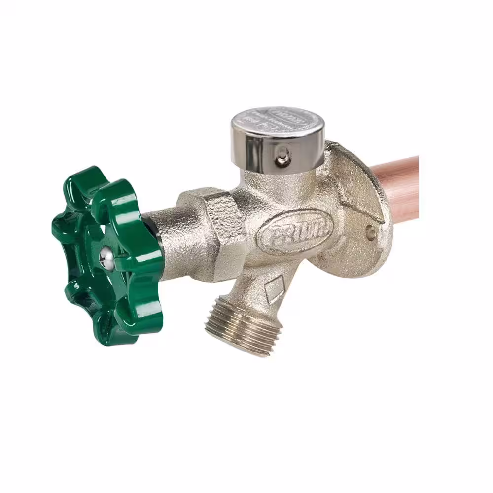 Prier Products 12 in. Full turn frost proof wall hydrant, 1/2 in. MIP x 1/2 in. SWT