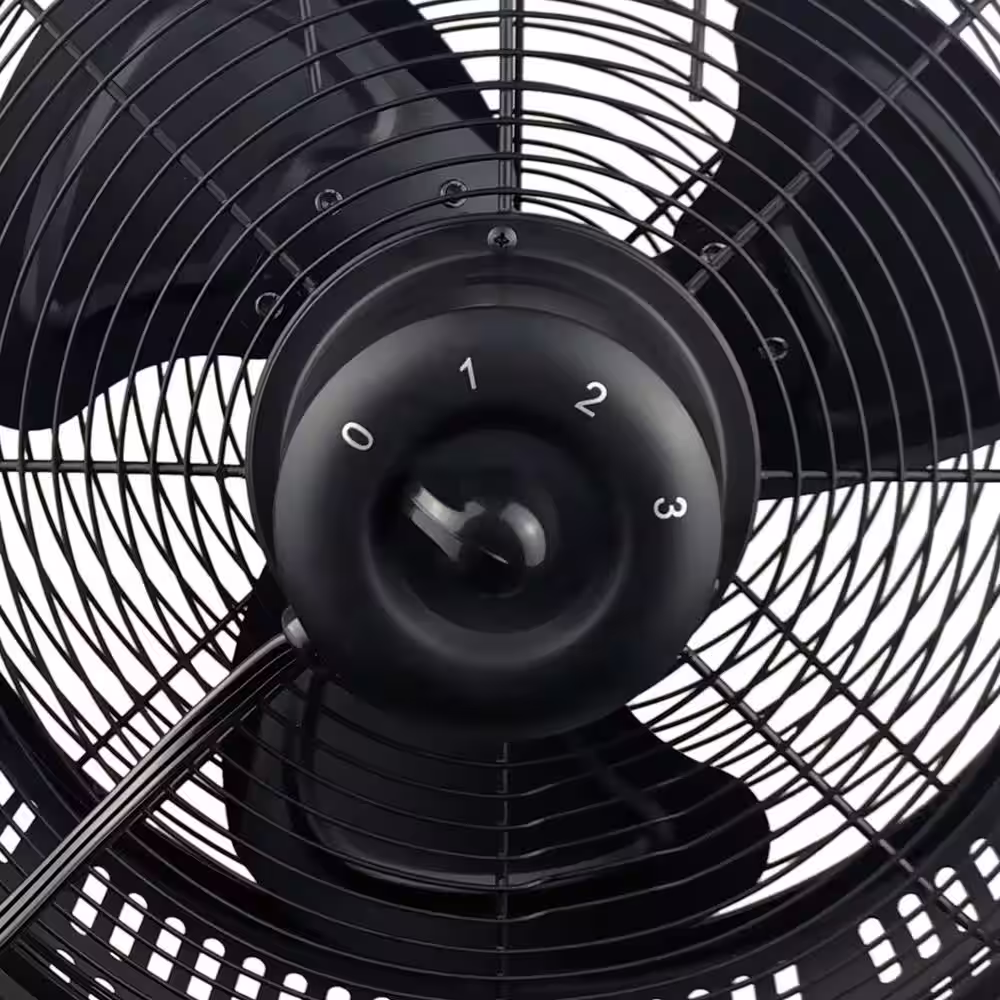 Hunter Retro All-Metal 12 in. Oscillating Pedestal Fan with Tripod Stand