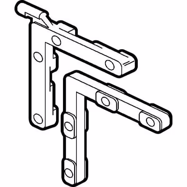 Prime-Line Tilt Key and Corner Key Set, Diecast (2-pack)