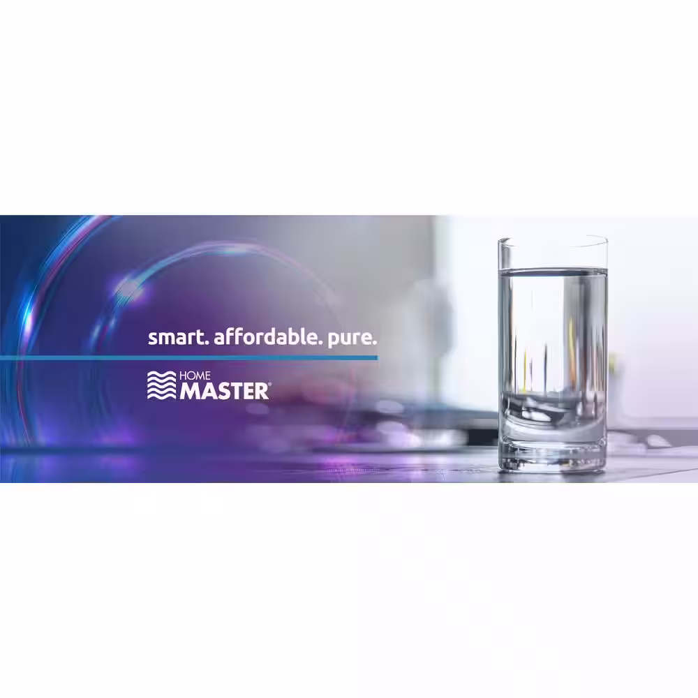 Home Master Whole House Three Stage, Fine Sediment, Iron and Carbon Water Filtration System