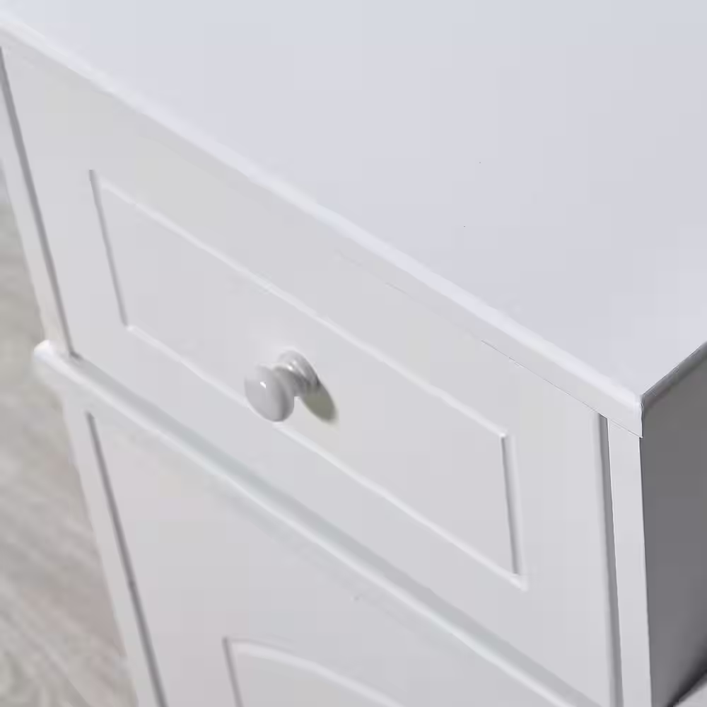 None 23.62 in. H x 13.78 in. W Wood Shoe Ottoman Storage Cabinet with Drawer