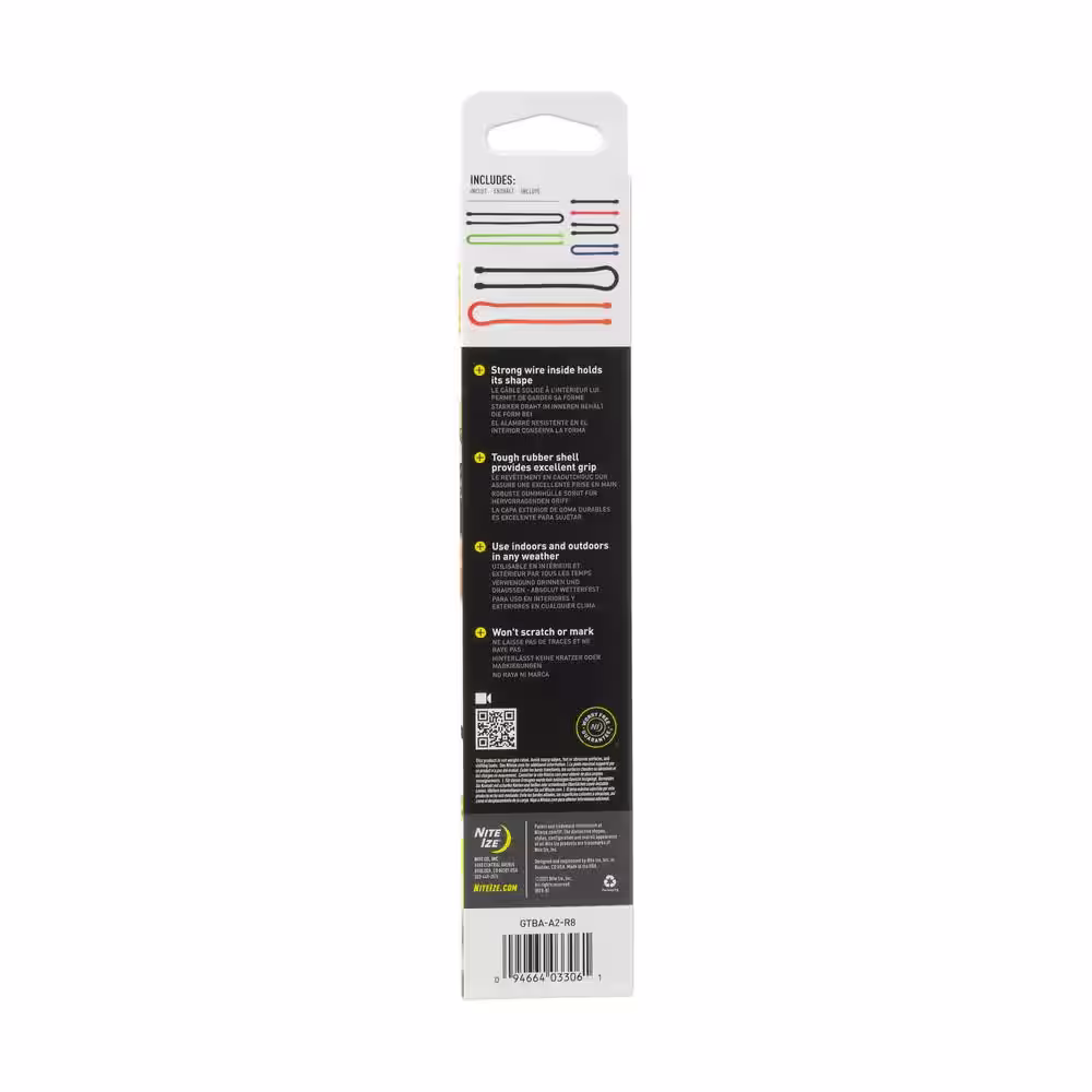 Nite Ize Gear Tie Square Assortment