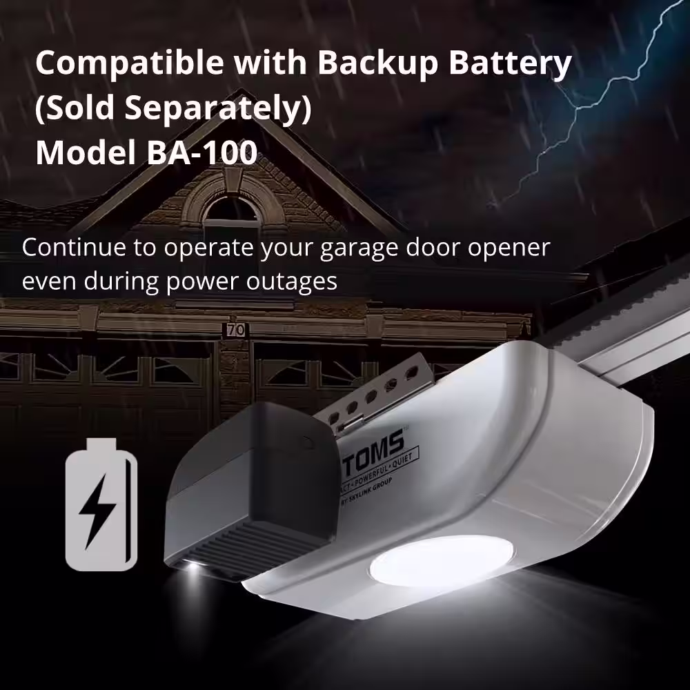 SkyLink 1/2 HP Smart Chain Drive Garage Door Opener with Keypad and Built-In LED Light