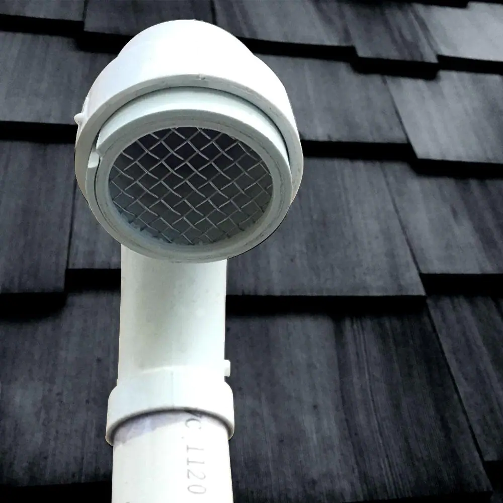 The Plumber's Choice 4 in. Termination Vent Cap with Condensation Drain