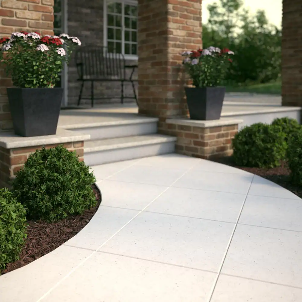 Oldcastle 20 in. x 20 in. Gray Concrete Step Stone (56-Piece Pallet)