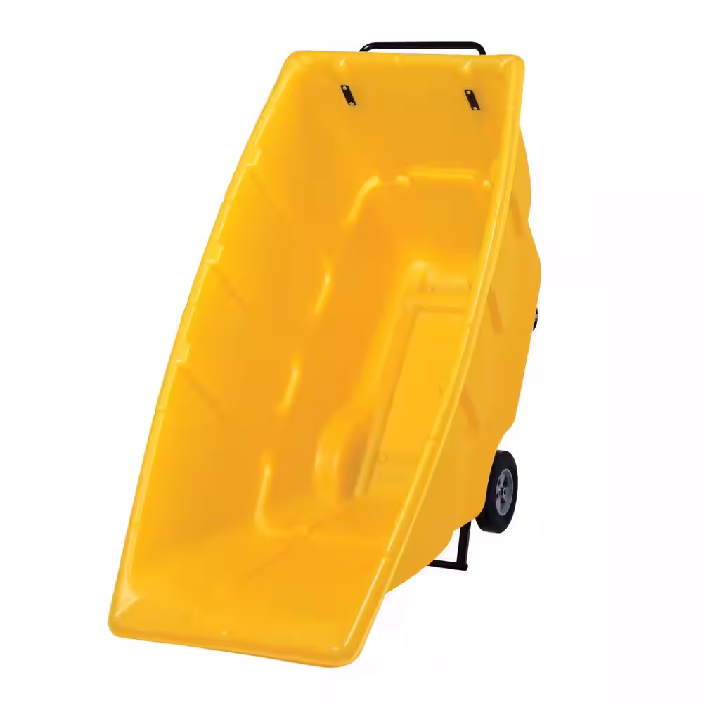 Vestil 1 cu. yds. Light Duty Tilt Truck - Yellow