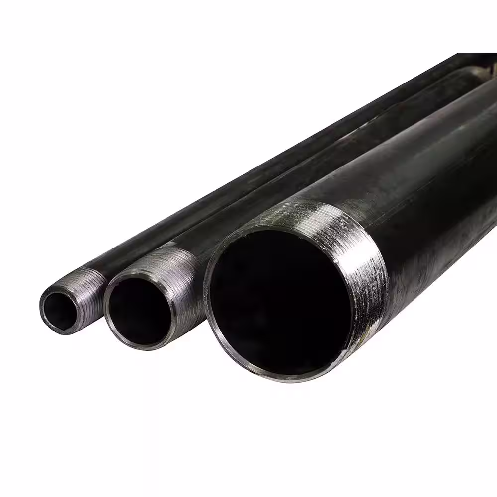 The Plumber's Choice 3/4 in. x 30 in. Black Steel Pipe