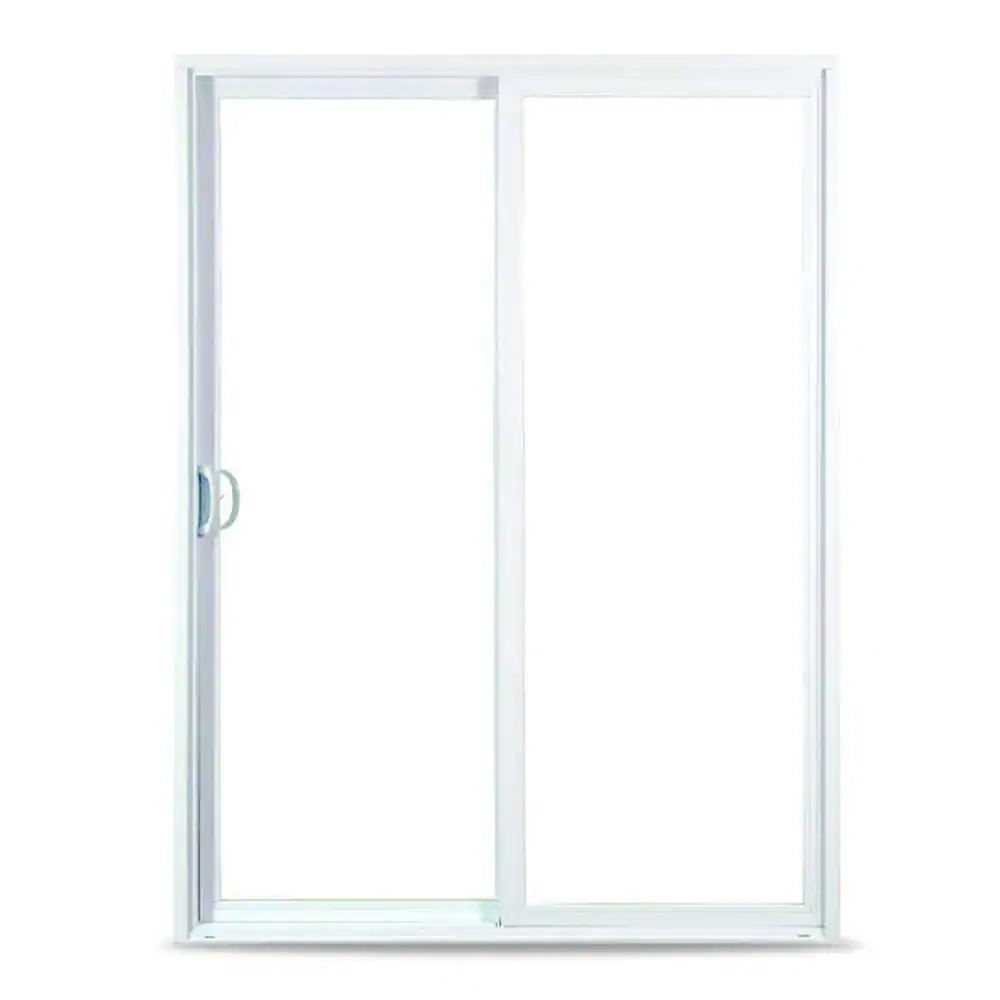 American Craftsman 72 in. x 80 in. 50 Series White Vinyl Sliding Patio Door Moving Panel, Universal Handing