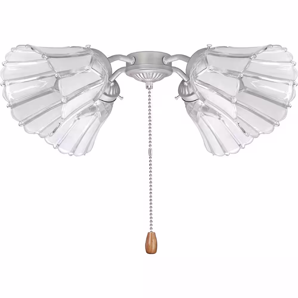 None 2-1/8 in. Fitter x Dia 5 in. x 5 in. H, 4PK - Lighting Accessory - Replacement Glass - Clear and Sandblasted