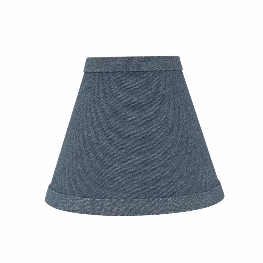 Aspen Creative Corporation 6 in. x 5 in. Washing Blue Hardback Empire Lamp Shade (2-Pack)