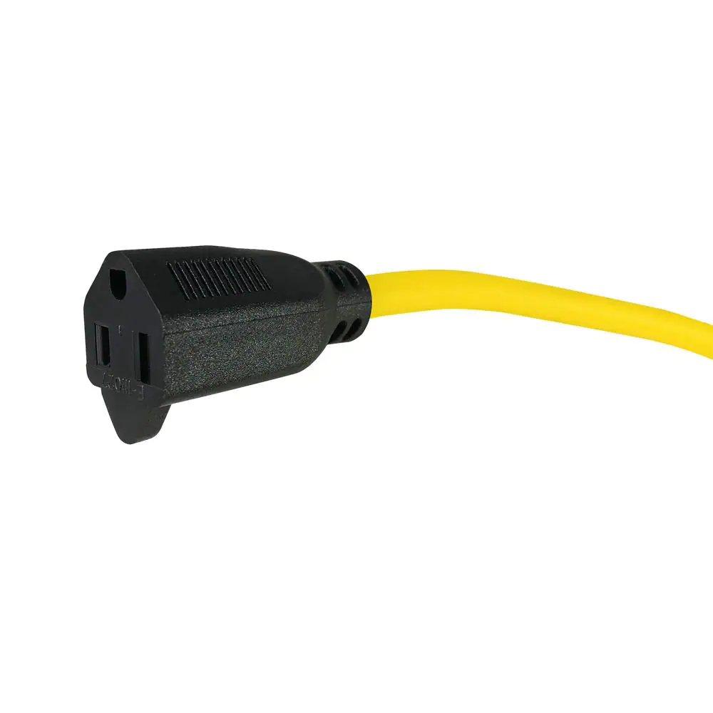 Husky 50 ft. 12/3 Extension Cord, Yellow