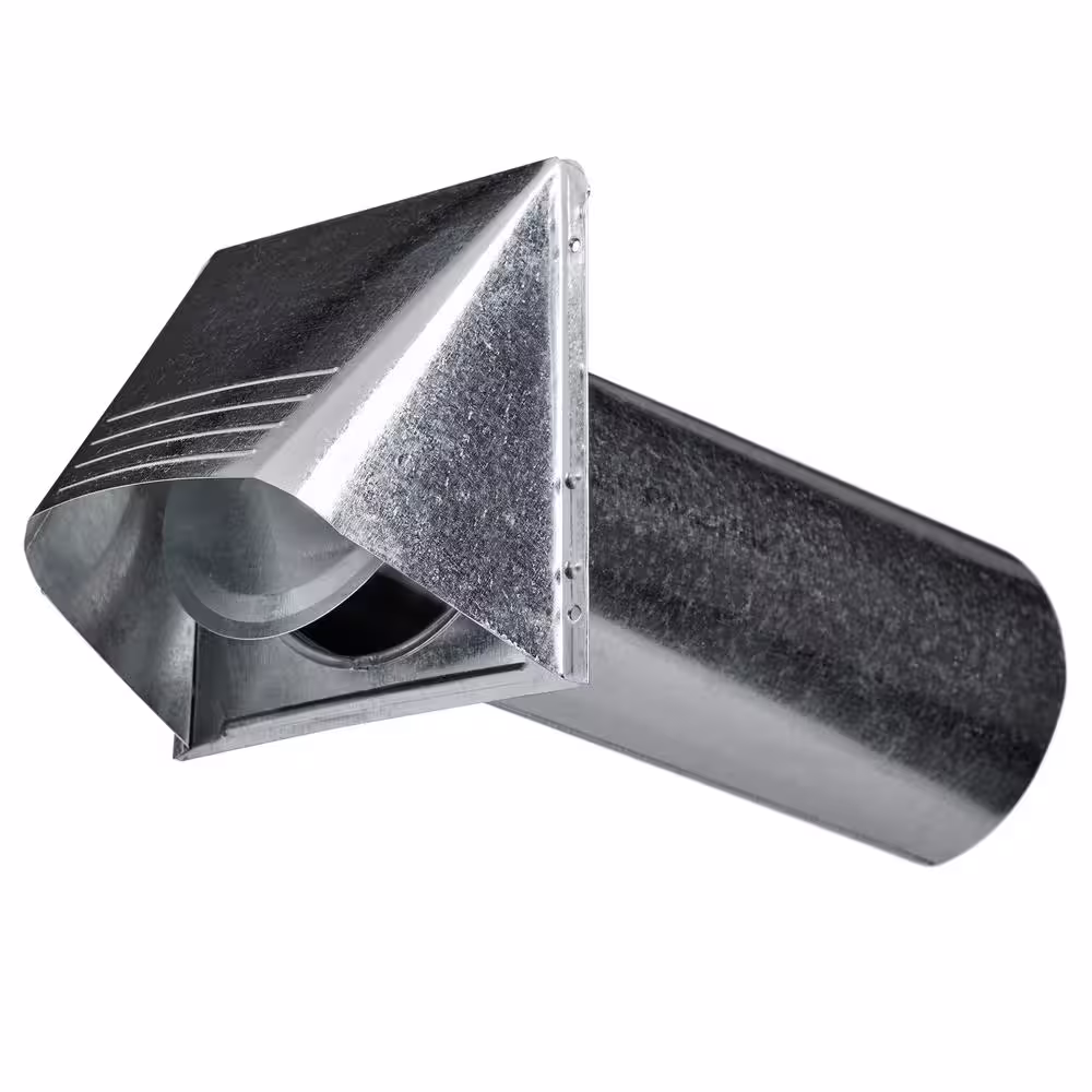 None Galvanized Air Tight Dryer Vent Hood
