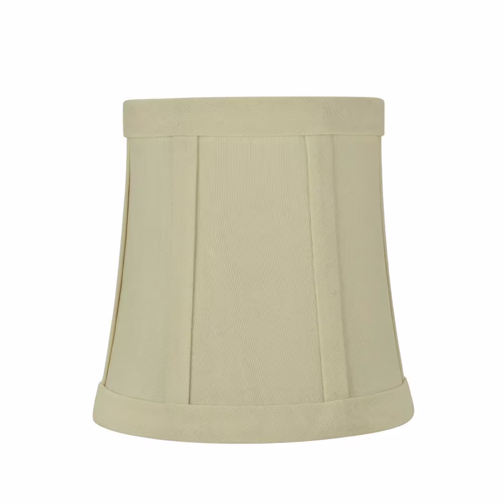 Aspen Creative Corporation 5 in. x 5 in. Beige Bell Lamp Shade (6-Pack)