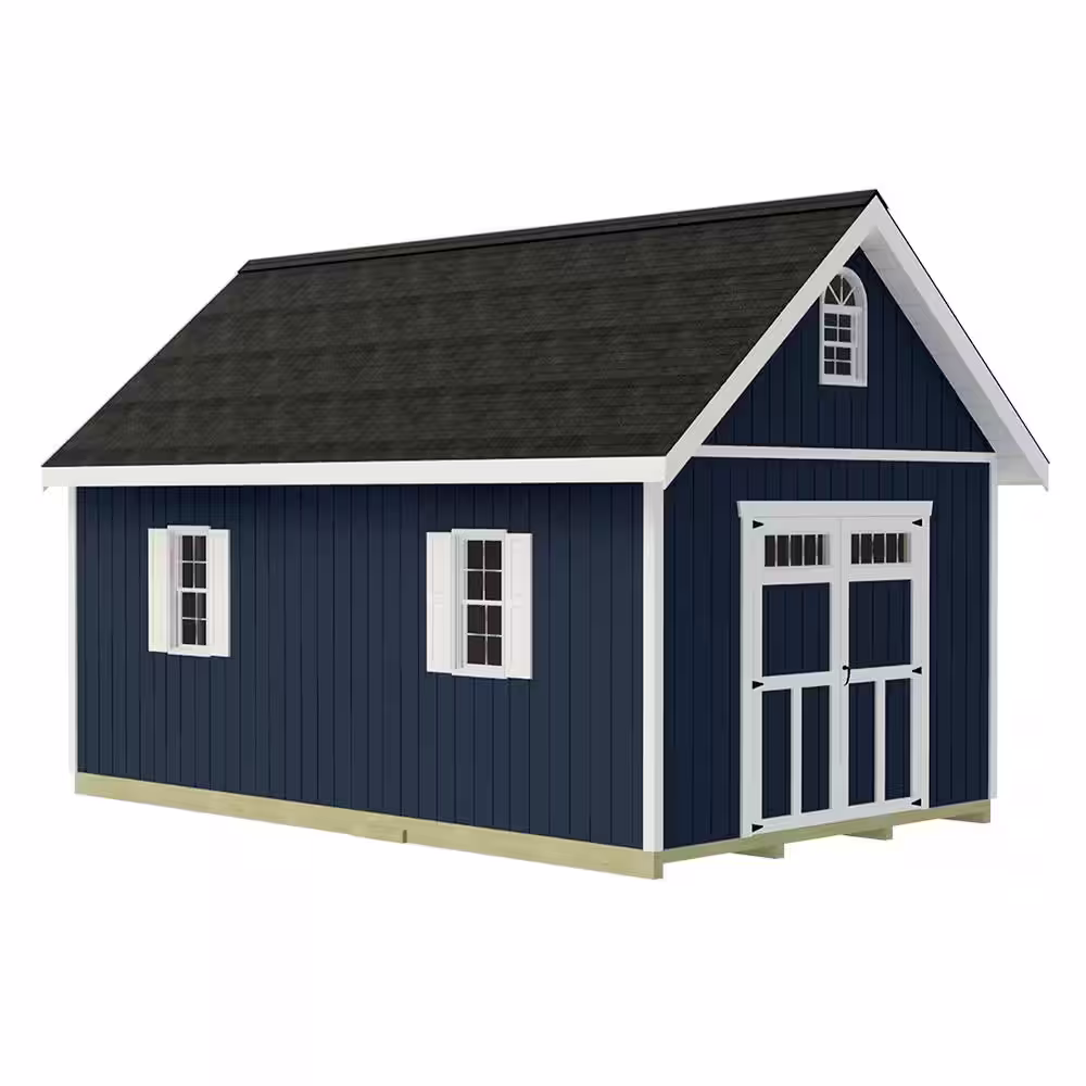 Best Barns Springfield 12 ft. x 16 ft. Wood Storage Shed Kit without Floor