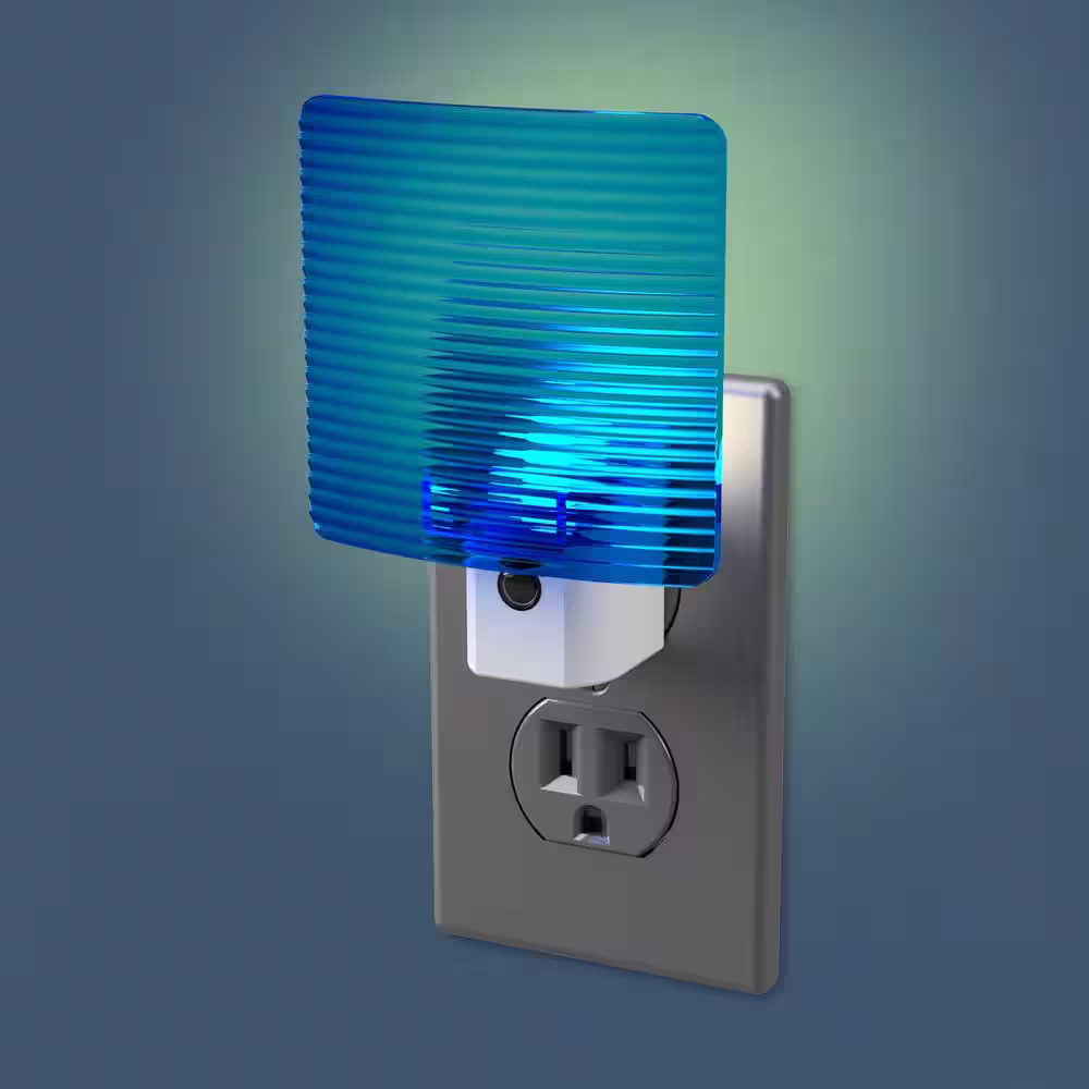 Westek Blue Wave Translucent Screen Automatic LED Night Light