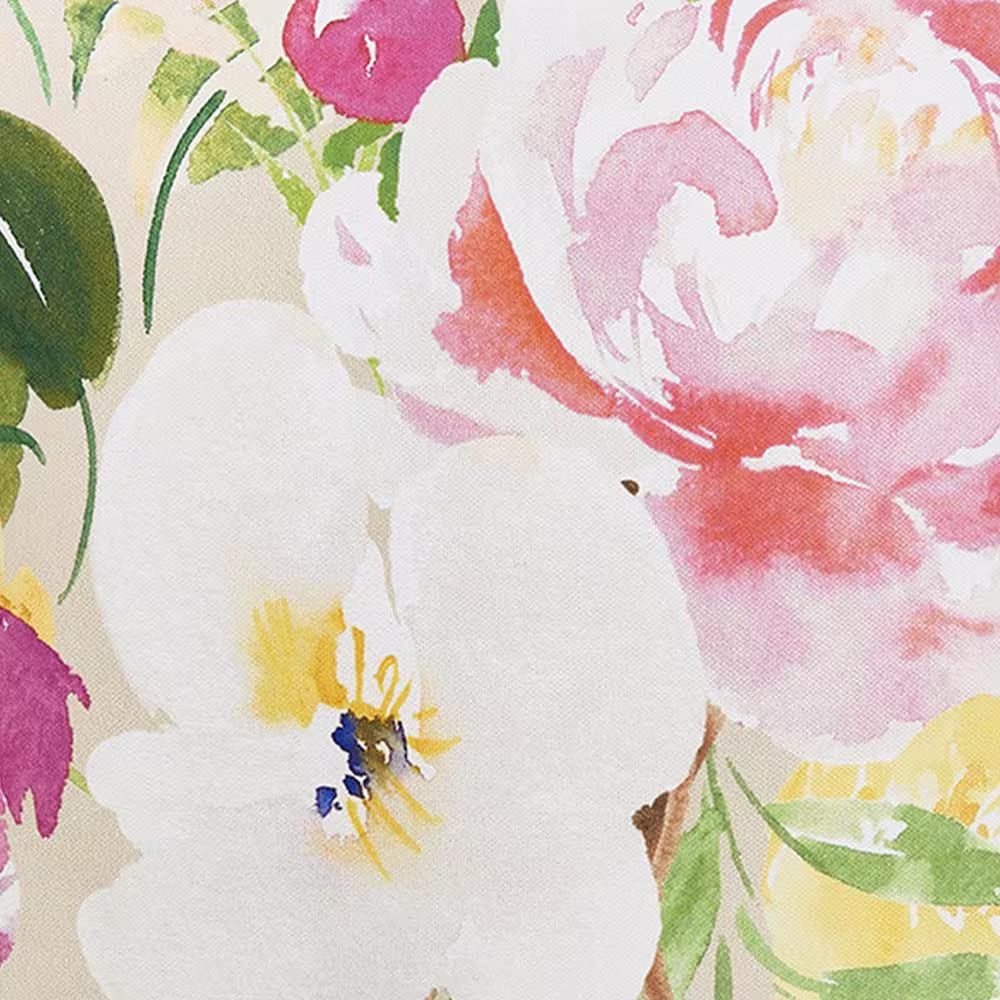 HomeRoots Josephine Multi-Color Floral 18 in. x 18 in. Throw Pillow Cover