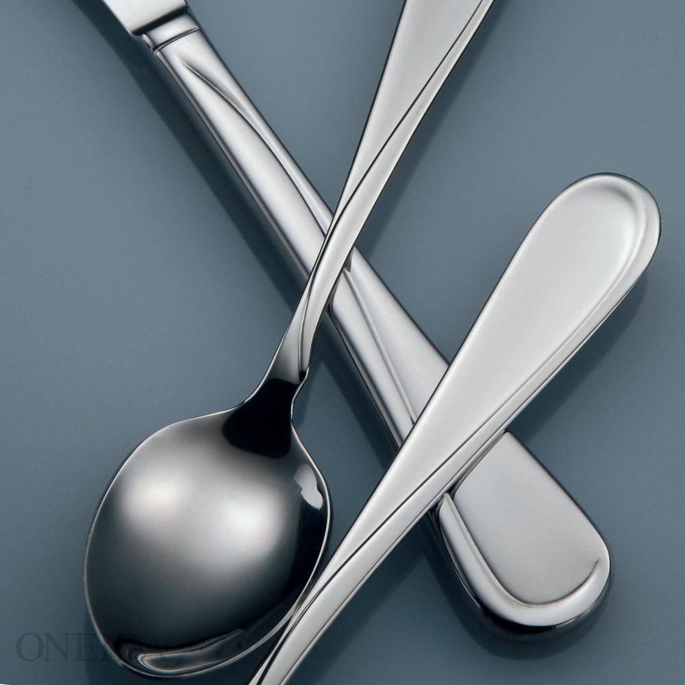 Oneida Flight 18/8 Stainless Steel Bouillon Spoons (Set of 36)