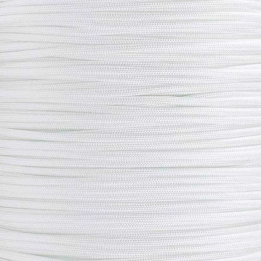 KingCord 5/32 in. x 400 ft. Nylon Paracord 550 Rope - Type III Mil-Spec 7-Strand Utility Survival Parachute Cord, White