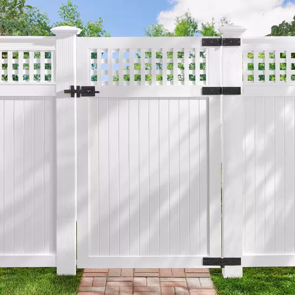 Everbilt 6 in. Matte Black Cast Iron Strap Hinge