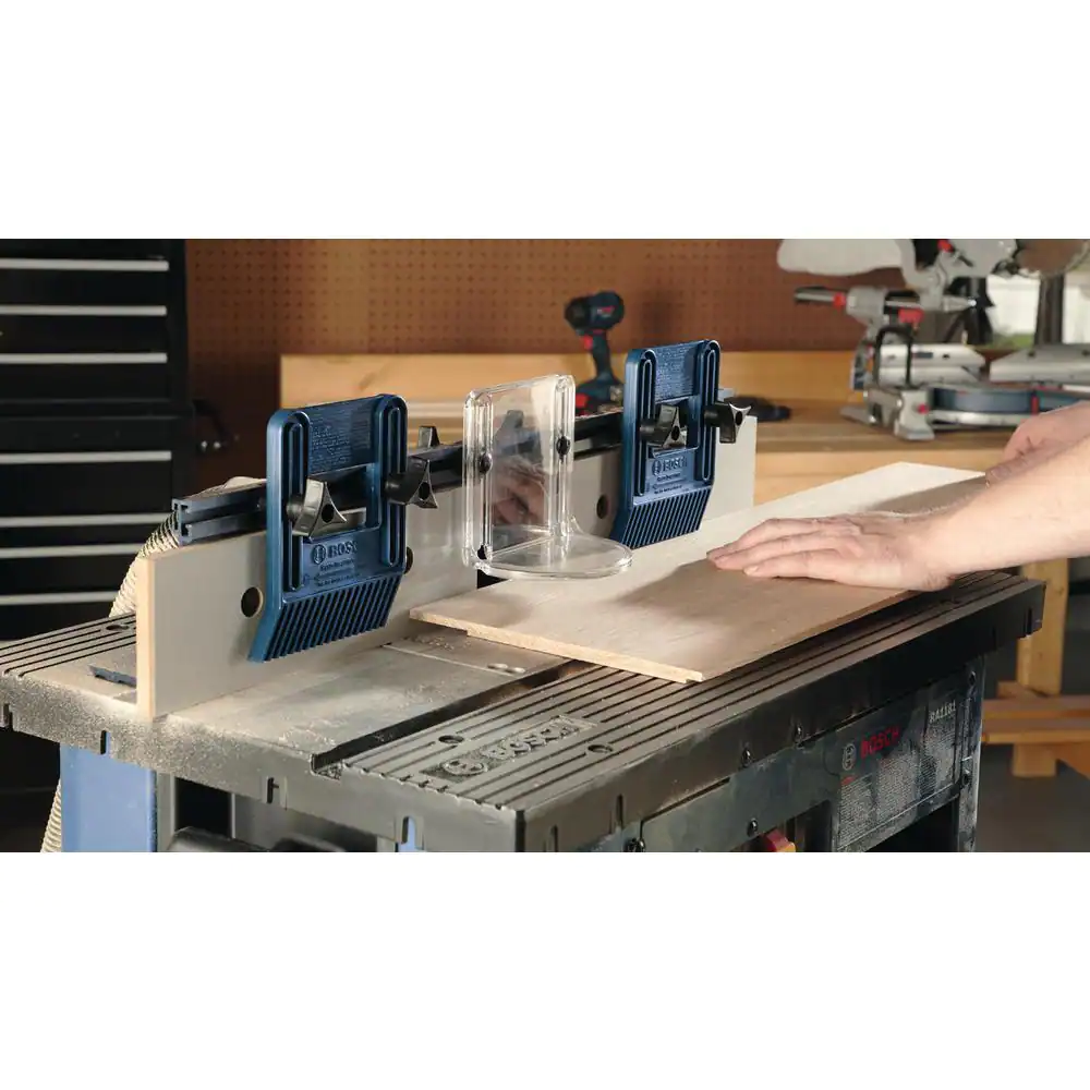 Bosch 15 Amp Corded 27 in. x 18 in. Aluminum Router Table with Bonus 12 Amp Corded 2.25 HP Variable Speed Fixed-Base Router