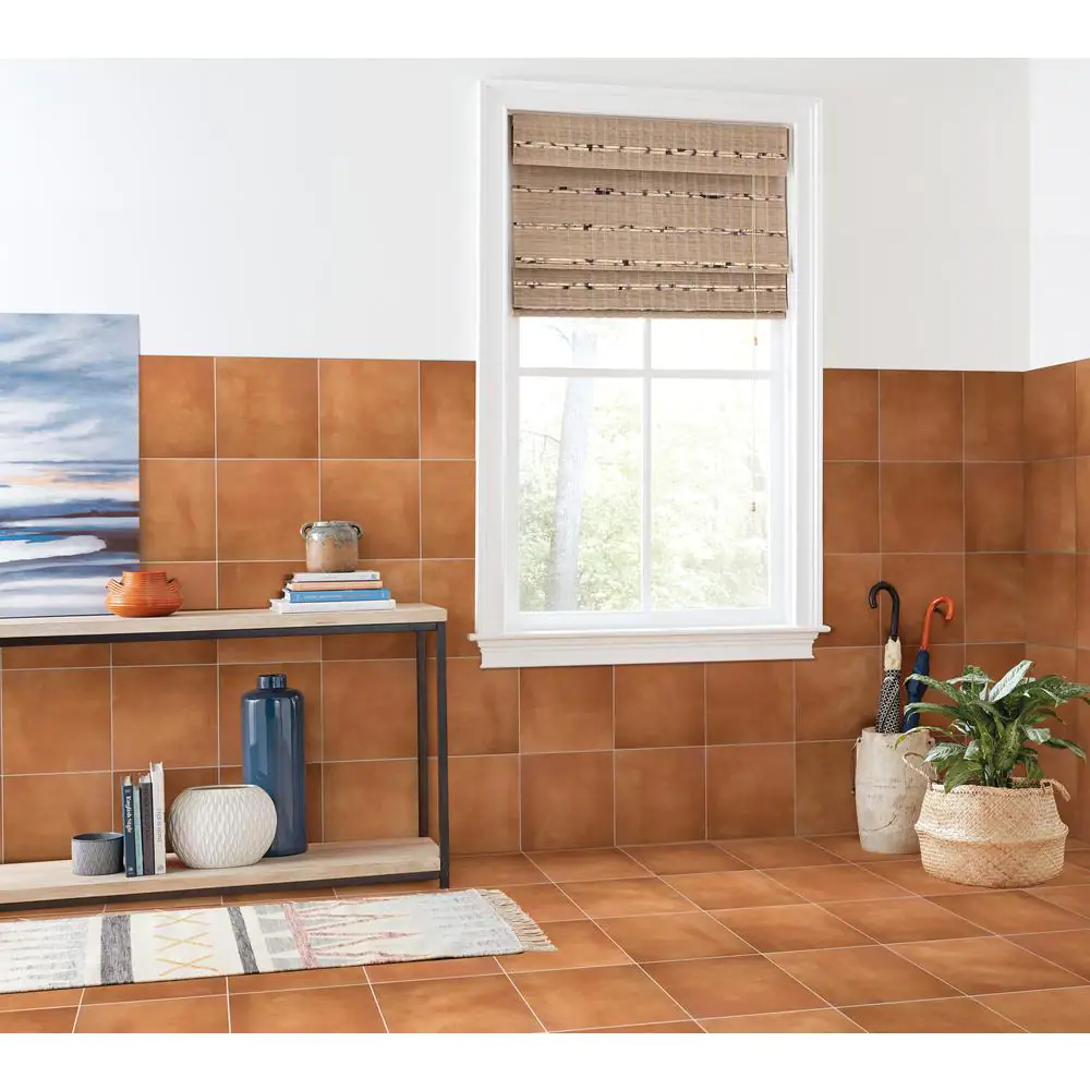 Daltile Delrona Saltillo Matte 12 in. x 12 in. Glazed Ceramic Floor and Wall Tile (10.67 sq. ft./Case)