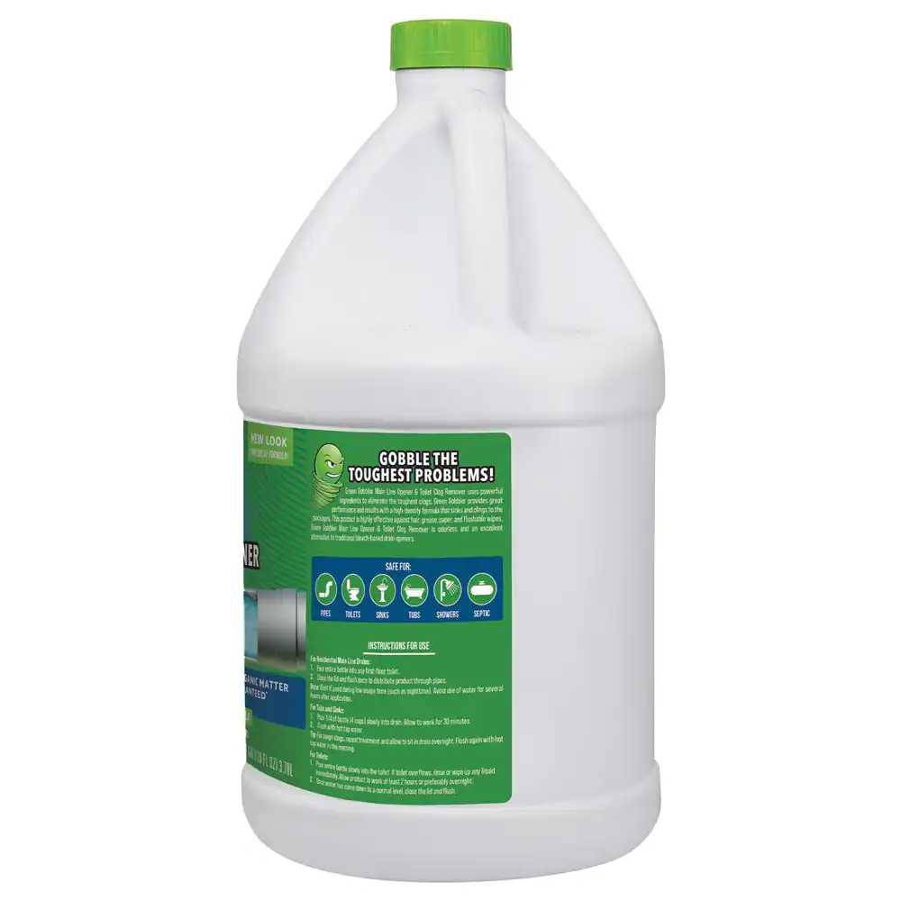 Green Gobbler 1 Gal. Main Line Opener and Toilet Clog Remover