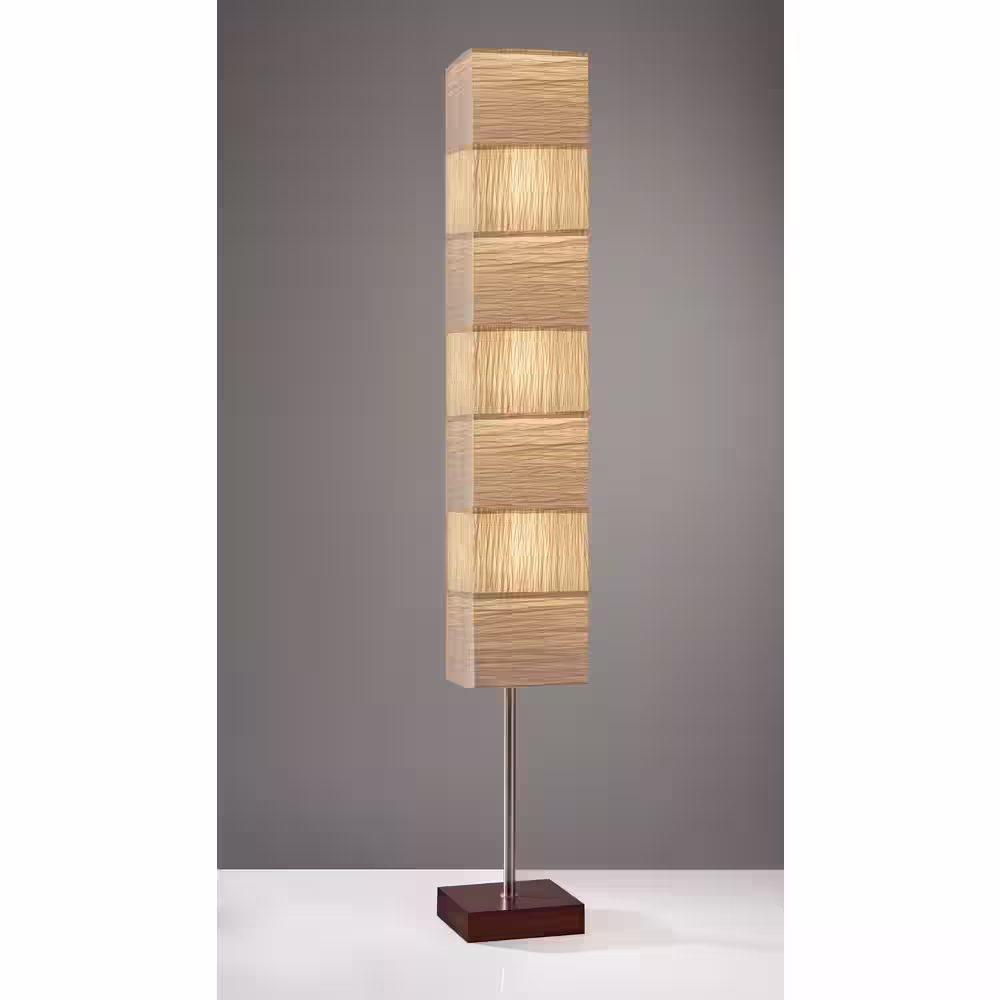 Adesso Sahara 72 in. Steel Floor Lamp