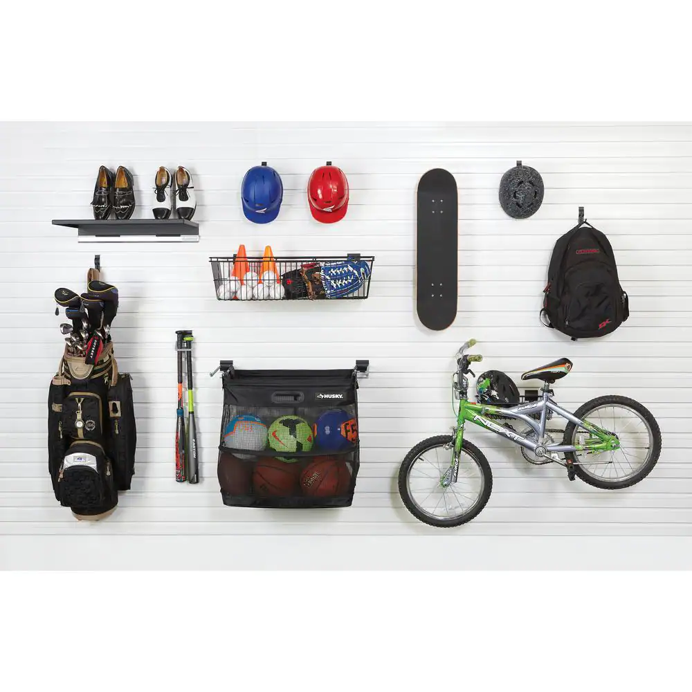 Husky Garage Slat Wall Starter Kit (8-Piece)
