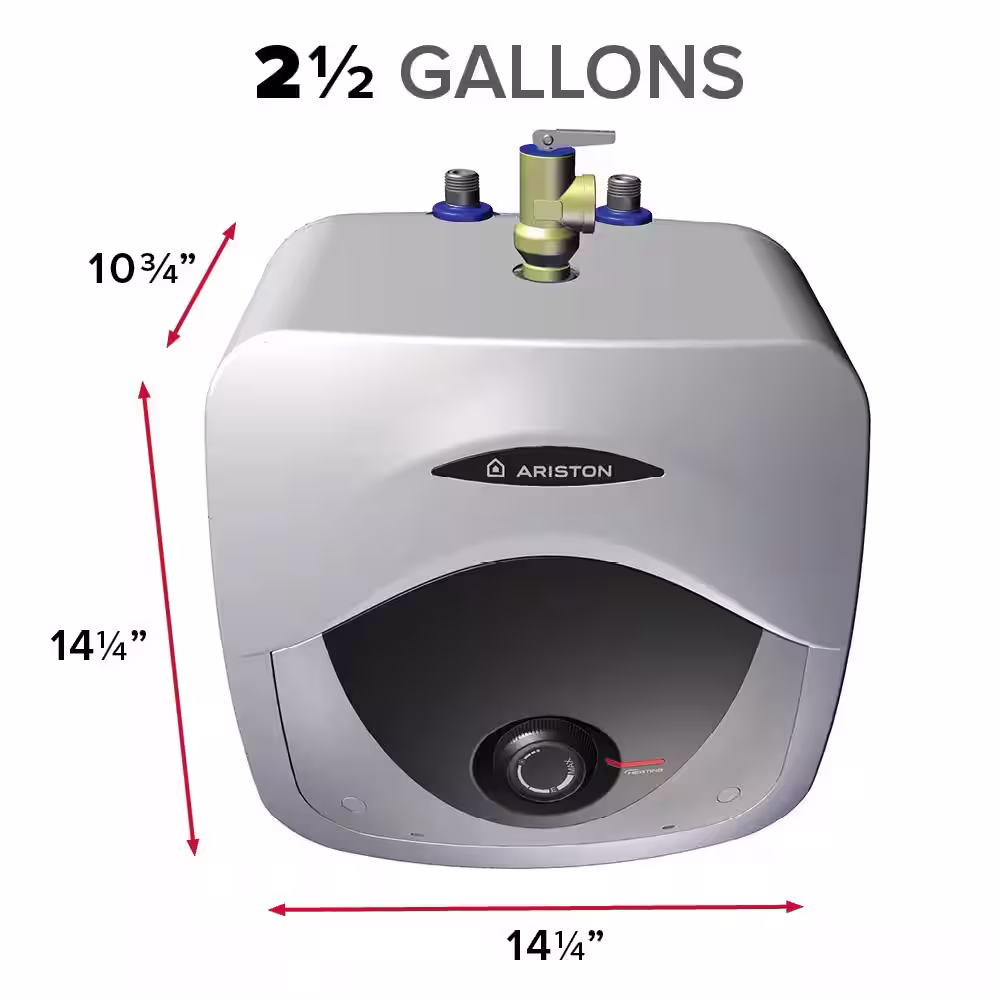 Ariston Andris 2.5 Gal. 6-Year 120-Volt Corded Point of Use Mini-Tank Electric Water Heater