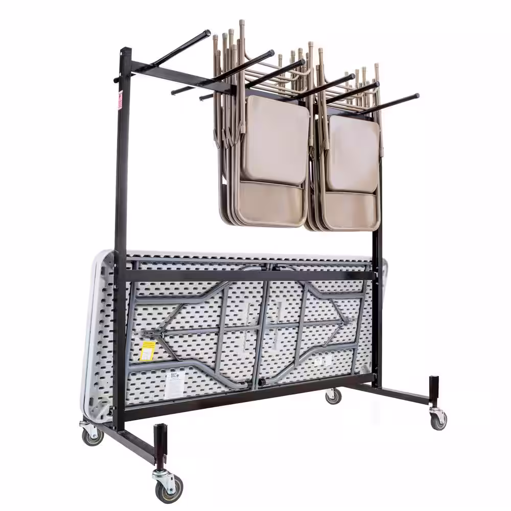 National Public Seating 1320 lbs. Capacity Table/Chair Truck Holds 42 Chairs and 8-10 Tables (Compatible Only w/ 72 in. or 96 in. Length Tables)