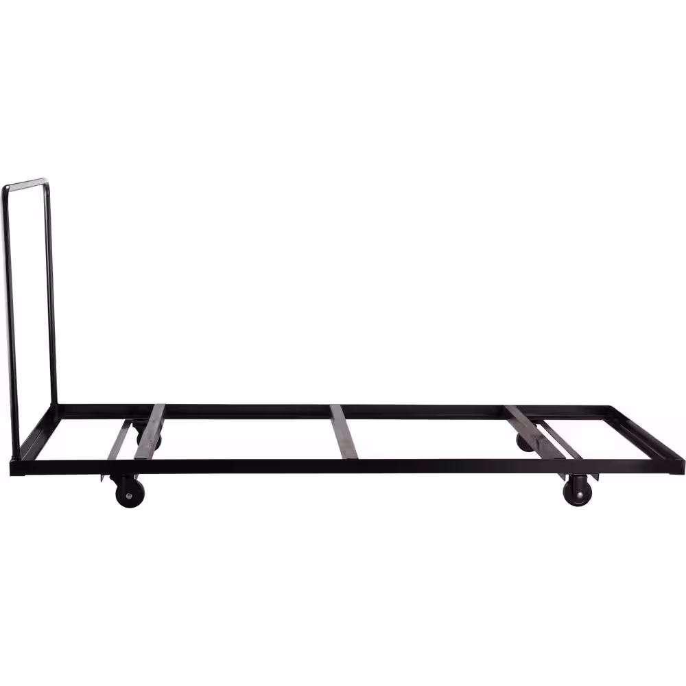 National Public Seating 660 lbs. Weight Capacity Folding Table Dolly for Horizontal Storage - Up to 96 in. L