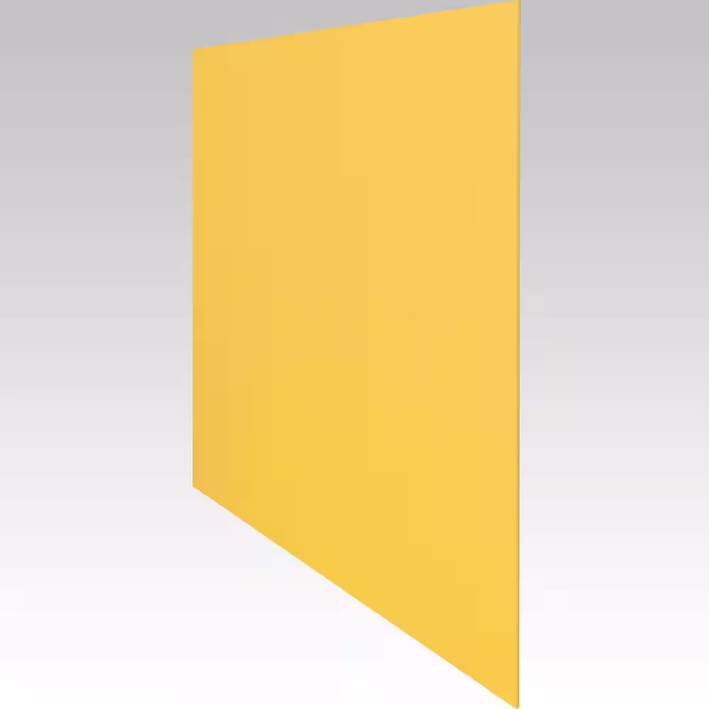 Palight ProjectPVC 24 in. x 48 in. x 0.118 in. Foam PVC Yellow Sheet