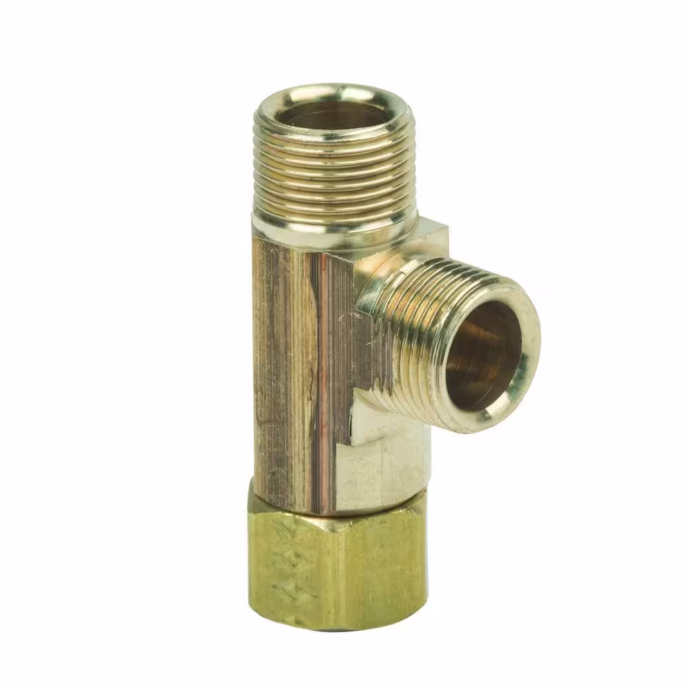 BrassCraft 3/8 in. x 3/8 in. x 3/8 in. Compression x Compression Brass T-Fitting