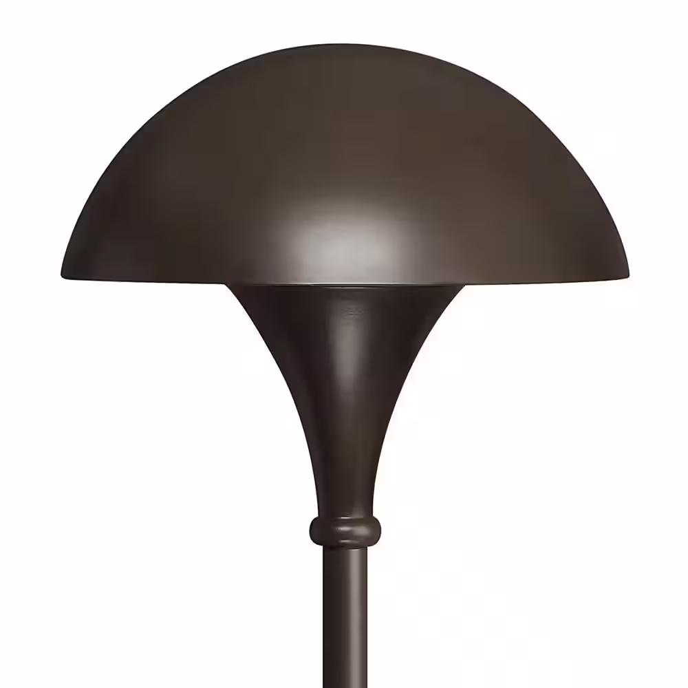 HINKLEY 120-Volt Line-Voltage Bronze Mushroom Path Light