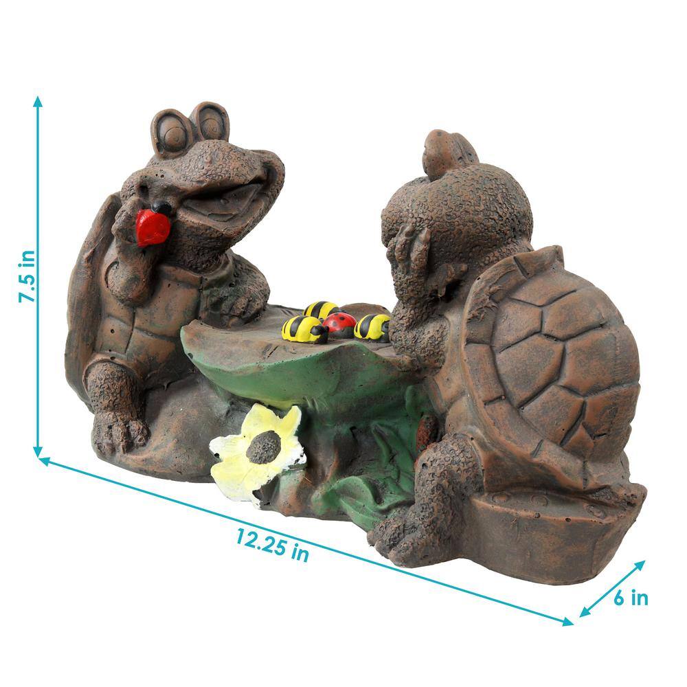 Sunnydaze Decor Sunnydaze Tic Tac Toe Turtles Garden Statue