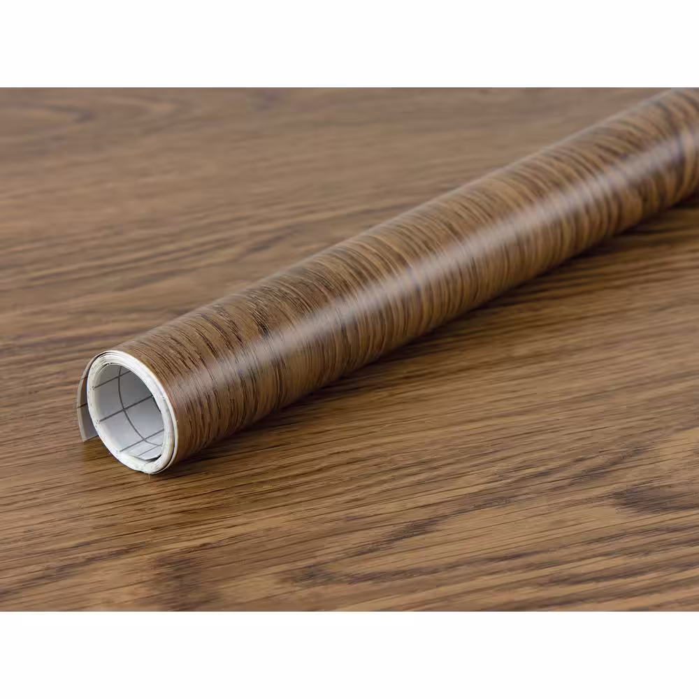 Fablon Brown Oak Robust Adhesive Film (Set of 2)
