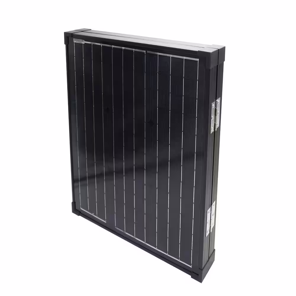 NATURE POWER 80-Watt Portable Briefcase Design Monocrystalline Silicon Solar Panel