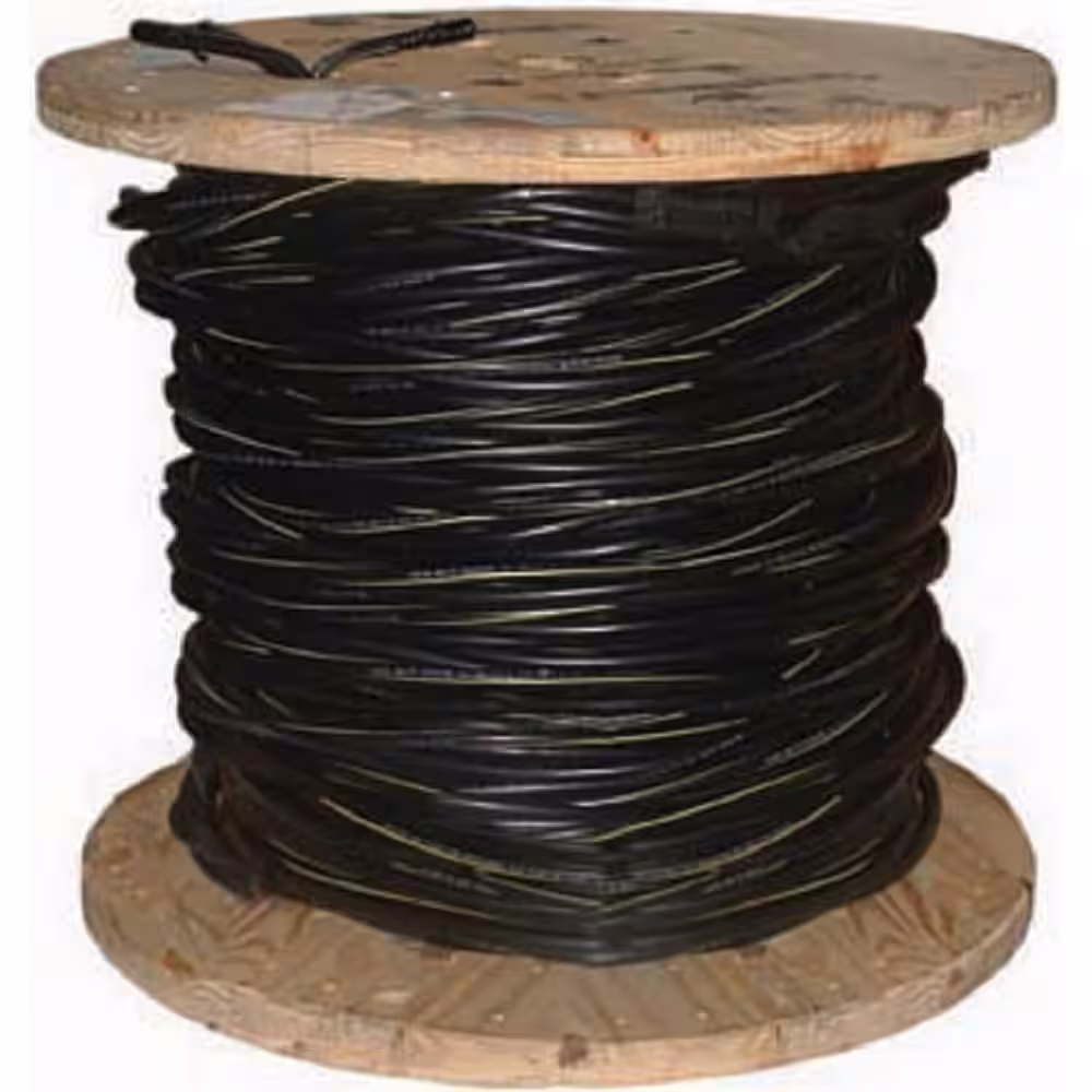 Southwire 500 ft. 4/0-4/0-2/0 Black Stranded AL Triplex URD Cable