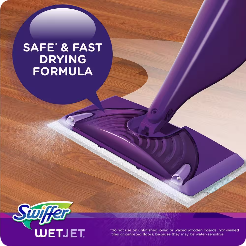 Swiffer WetJet 42.2 oz. Multi-Purpose Hardwood Floor Cleaner Solution Refill (2-Count, 3-Pack)