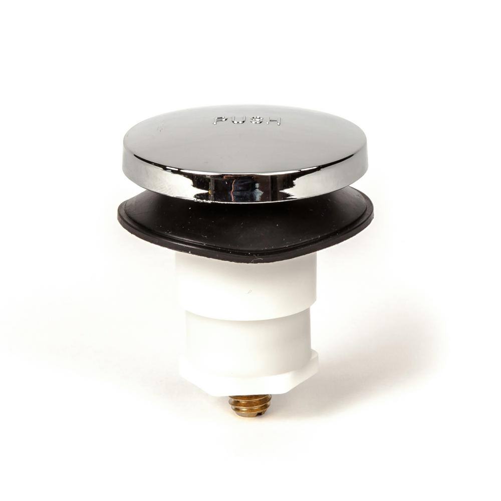 PF WaterWorks Fits 3/8 in. and 5/16 in. TubSTRAIN Universal Toe Touch Hair Catcher Bathtub Drain Stopper in Oil Rubbed Bronze