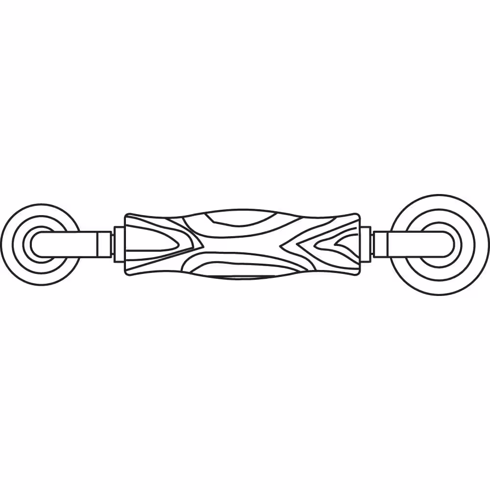 Prime-Line 2-1/2 in. x 2 in. Combo White Nylon Professional Rolling Tool