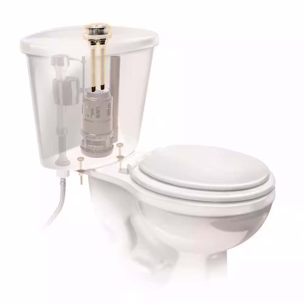 Fluidmaster Replacement Dual Flush Push Buttons for Glacier Bay Toilets