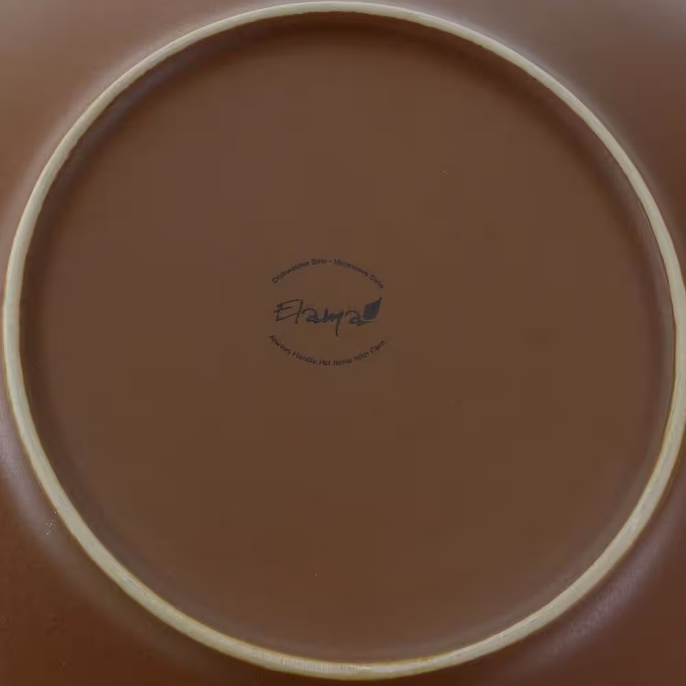 Elama Majestic Elk 16-Piece Seasonal Taupe Stoneware Dinnerware Set (Service for 4)