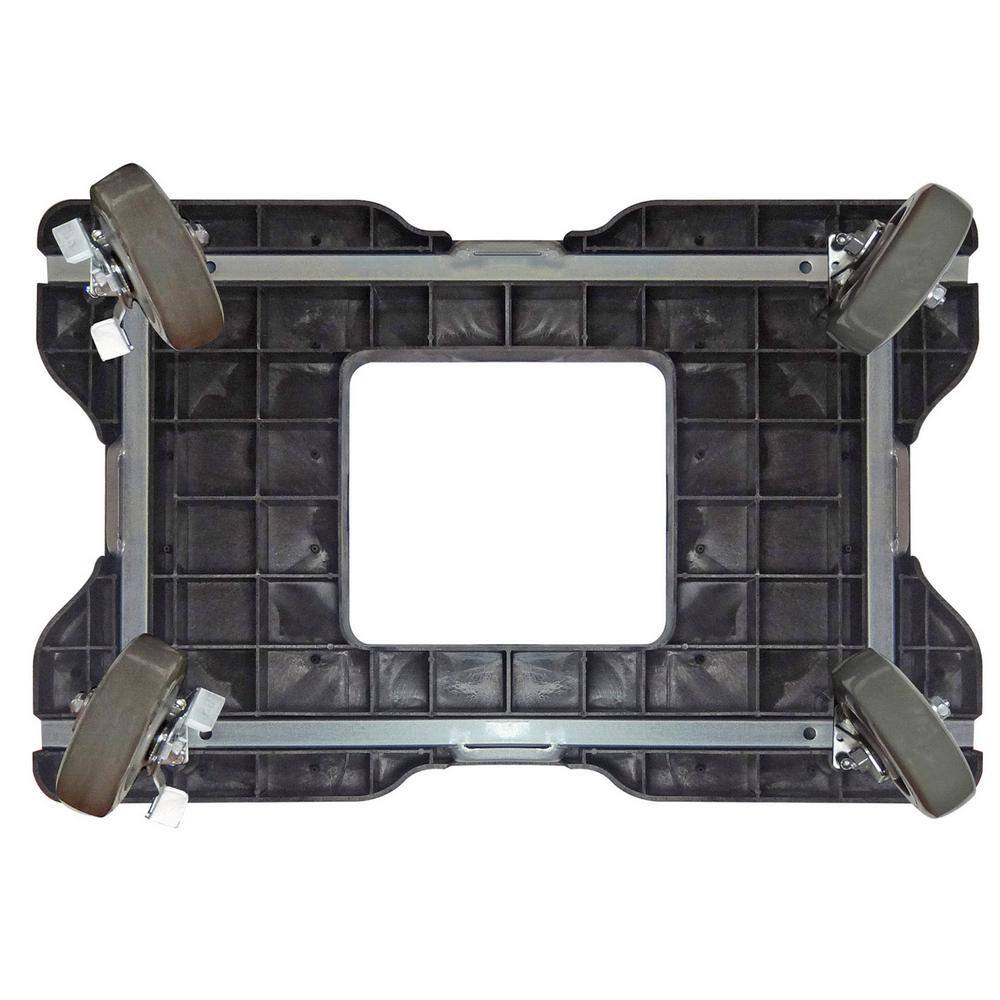 SNAP-LOC 1600 lbs. Capacity Extreme-Duty Black-Ops E-Track Push Cart Dolly