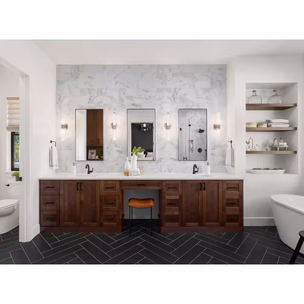 George Kovacs Saber II 75-Watt Equivalent Chrome Integrated LED Bath Light