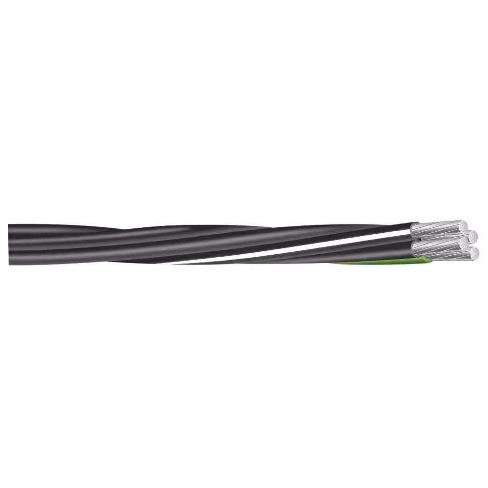 Southwire 500 ft. 2-2-4-6 Black Stranded AL MHF USE-2 Cable