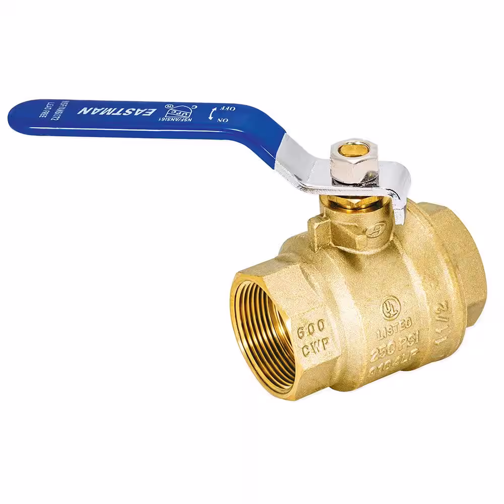 EASTMAN 1-1/2 in. x 1-1/2 in. Brass IPS Full Port Ball Valve