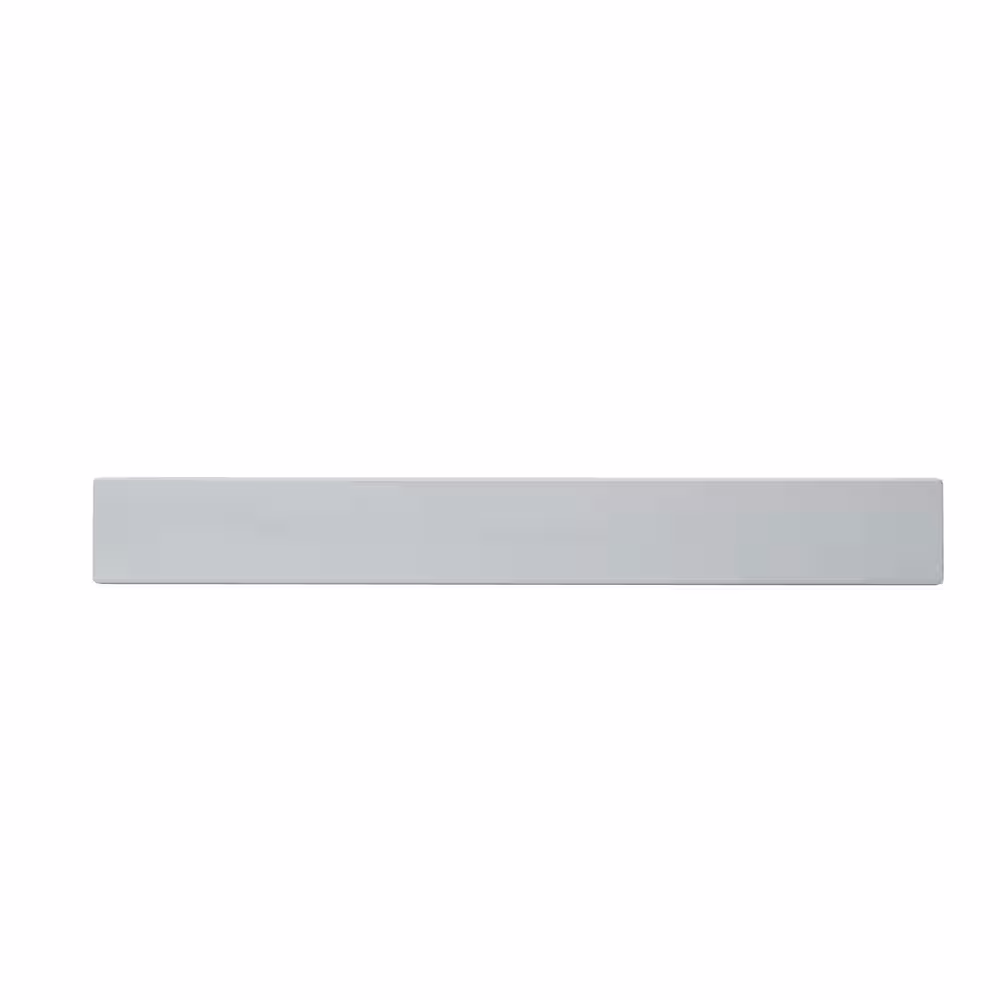 Mikasa 10-in. W x 24-in. D l x 3-in h - White MDF/Wood Chunky Pole Mount Decorative Wall Shelf without Bracket