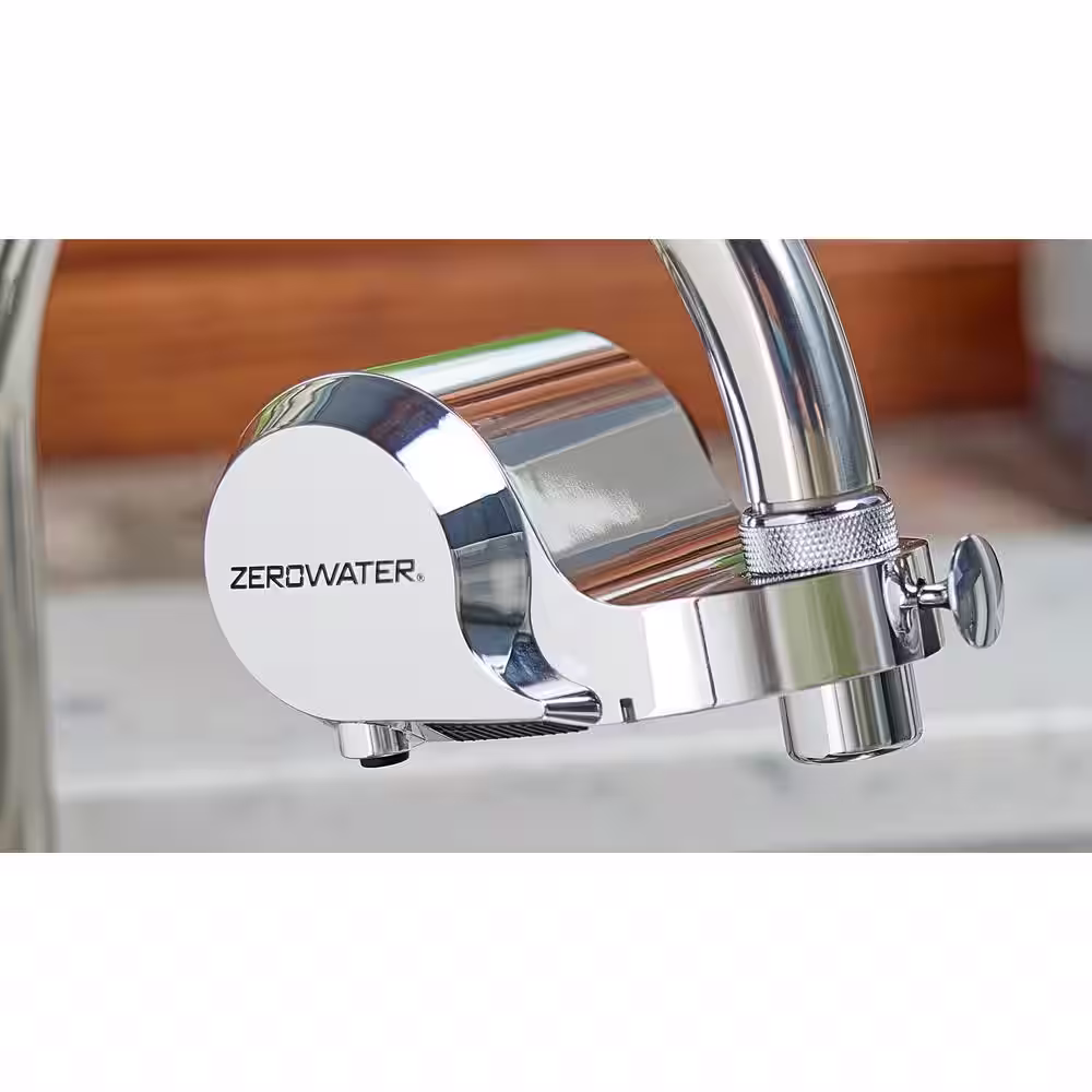 Zero Water Extreme Life Chrome Faucet Mount Water Filtration System